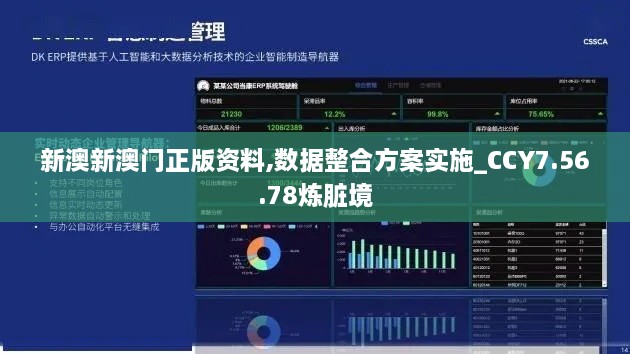 新澳新澳门正版资料,数据整合方案实施_CCY7.56.78炼脏境