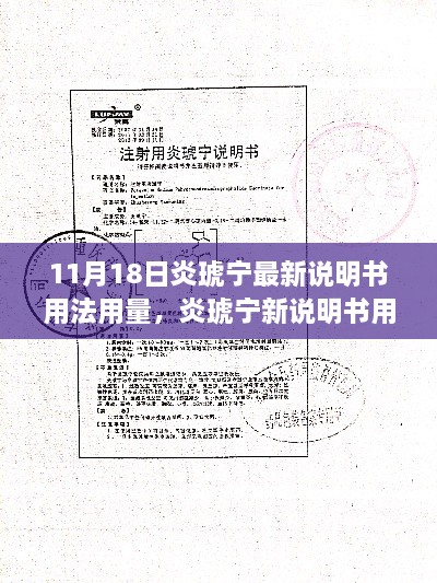 炎琥宁最新说明书用法用量详解，学习变化，自信成就梦想，点燃励志之火！