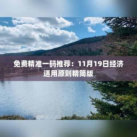 免费精准一码推荐：11月19日经济适用原则精简版