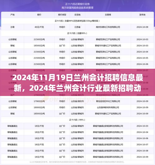 2024年兰州会计行业最新招聘动态解析，最新招聘信息及行业趋势