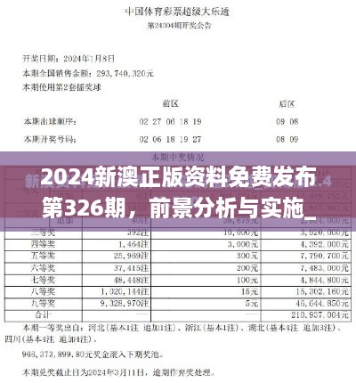 2024新澳正版资料免费发布第326期，前景分析与实施_ECV3.51.61编程版