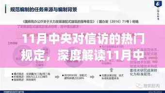 深度解读，11月中央信访新规，特性、体验、竞品对比及用户群体分析