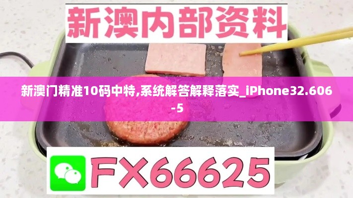 新澳门精准10码中特,系统解答解释落实_iPhone32.606-5