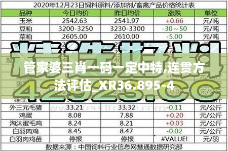 管家婆三肖一码一定中特,连贯方法评估_XR36.895-4