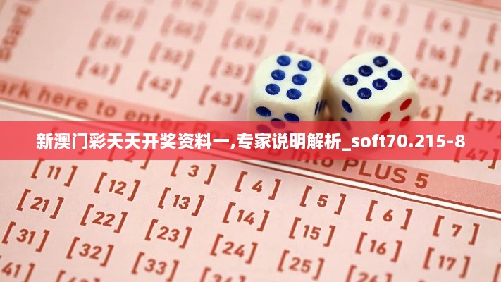 新澳门彩天天开奖资料一,专家说明解析_soft70.215-8