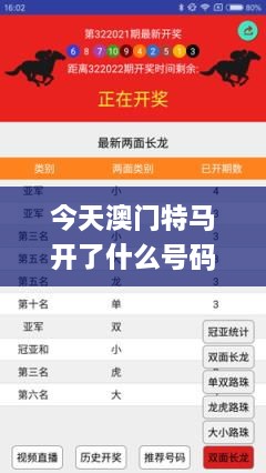 今天澳门特马开了什么号码,综合数据解释定义_安卓款60.538-9