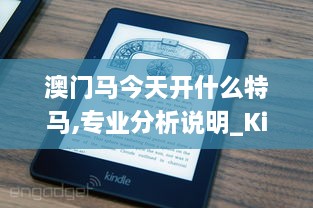 澳门马今天开什么特马,专业分析说明_Kindle49.370-9