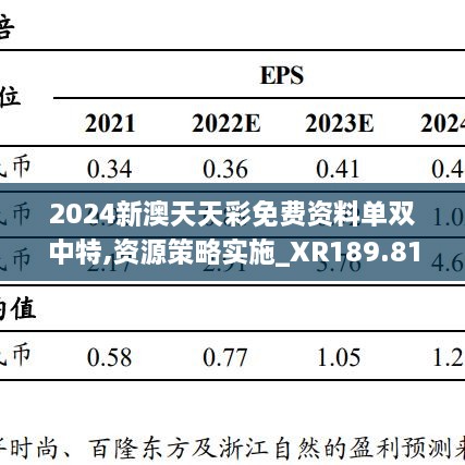 2024新澳天天彩免费资料单双中特,资源策略实施_XR189.817-1