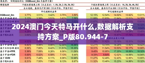 2024澳门今天特马开什么,数据解析支持方案_P版80.944-7