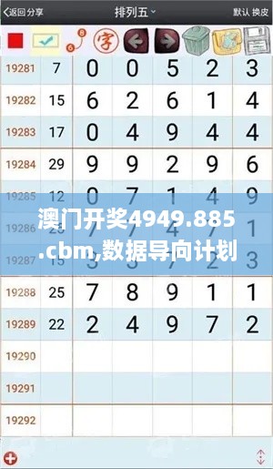 澳门开奖4949.885.cbm,数据导向计划解析_模拟版180.135