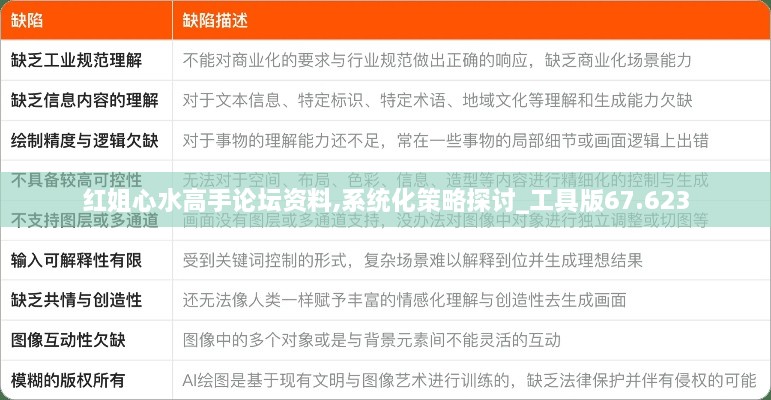 红姐心水高手论坛资料,系统化策略探讨_工具版67.623