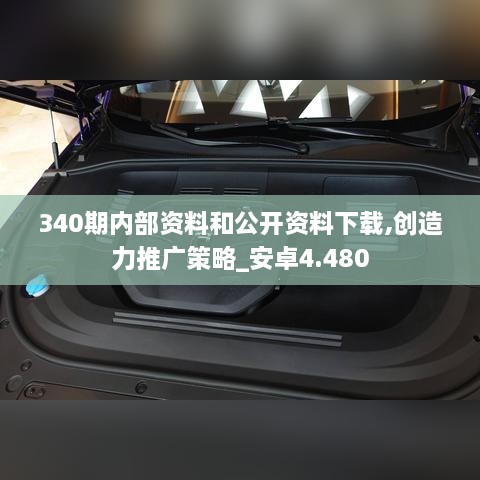 340期内部资料和公开资料下载,创造力推广策略_安卓4.480