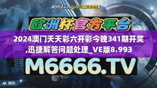 2024澳门天天彩六开彩今晚341期开奖,迅捷解答问题处理_VE版8.993