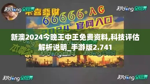 新澳2024今晚王中王免费资料,科技评估解析说明_手游版2.741