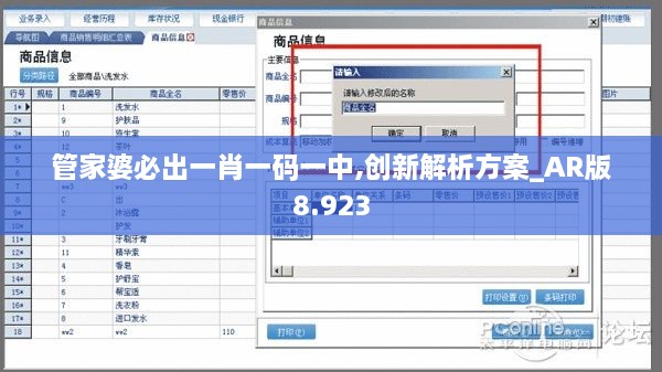 管家婆必出一肖一码一中,创新解析方案_AR版8.923