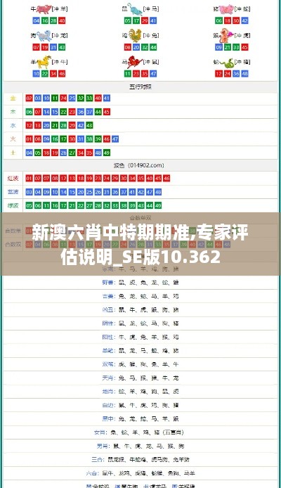 新澳六肖中特期期准,专家评估说明_SE版10.362