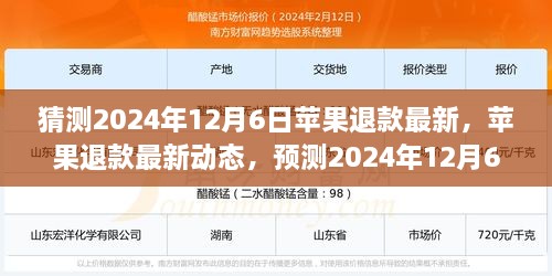 独家预测，2024年12月6日苹果退款最新动态及走向影响分析