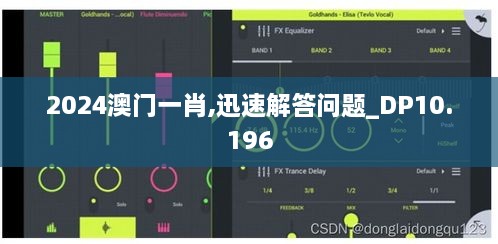 2024澳门一肖,迅速解答问题_DP10.196