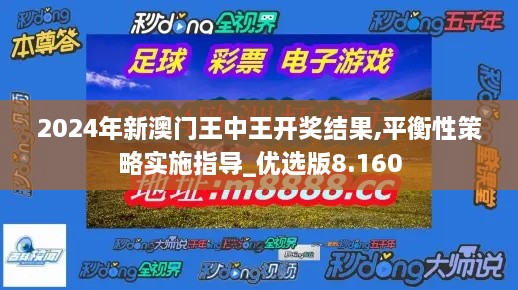 2024年新澳门王中王开奖结果,平衡性策略实施指导_优选版8.160