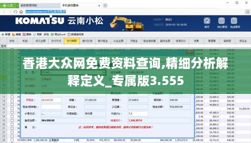 香港大众网免费资料查询,精细分析解释定义_专属版3.555