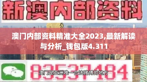 澳门内部资料精准大全2023,最新解读与分析_钱包版4.311