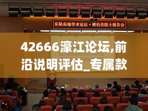 42666濠江论坛,前沿说明评估_专属款2.359