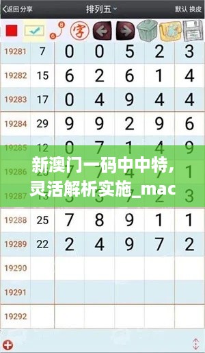 新澳门一码中中特,灵活解析实施_macOS4.498