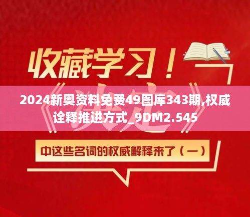 2024新奥资料免费49图库343期,权威诠释推进方式_9DM2.545