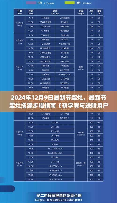 最新节柴灶搭建指南，从初学者到进阶用户，一步步教你如何制作节柴灶（2024年12月9日更新）