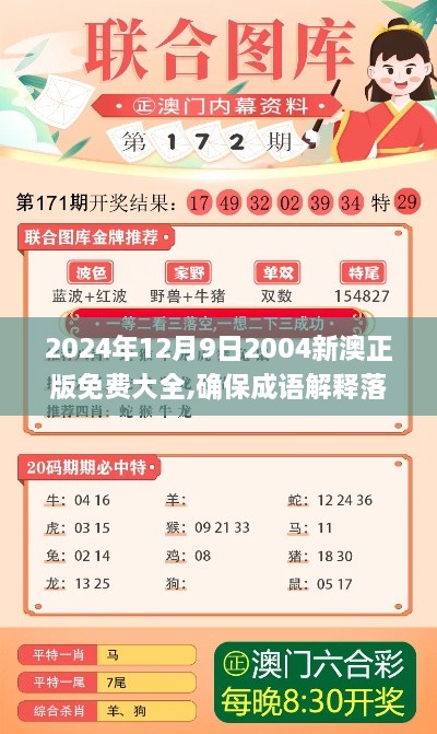 2024年12月9日2004新澳正版免费大全,确保成语解释落实_tShop3.110