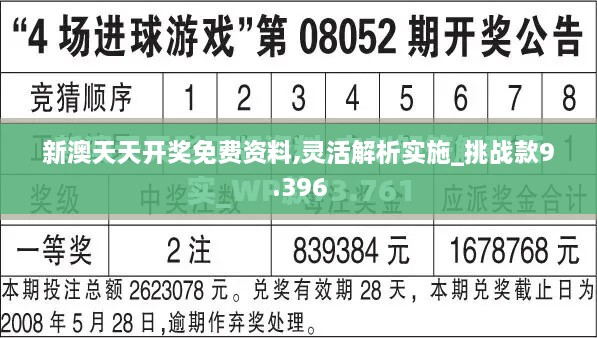 新澳天天开奖免费资料,灵活解析实施_挑战款9.396