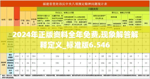 2024年正版资料全年免费,现象解答解释定义_标准版6.546