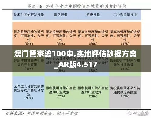 澳门管家婆100中,实地评估数据方案_AR版4.517