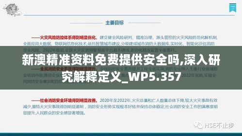 新澳精准资料免费提供安全吗,深入研究解释定义_WP5.357