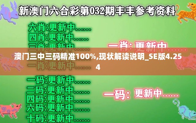 澳门三中三码精准100%,现状解读说明_SE版4.254