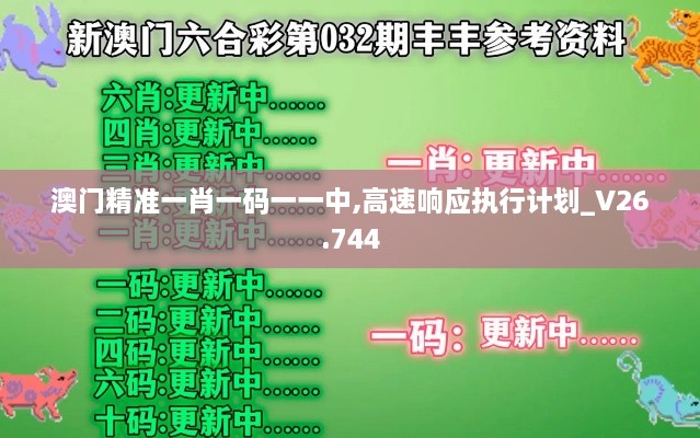 澳门精准一肖一码一一中,高速响应执行计划_V26.744