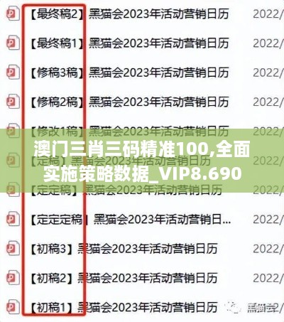 澳门三肖三码精准100,全面实施策略数据_VIP8.690