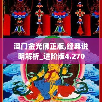 澳门金光佛正版,经典说明解析_进阶版4.270