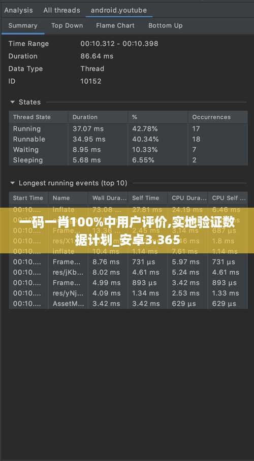 一码一肖100%中用户评价,实地验证数据计划_安卓3.365