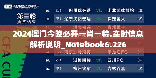 2024澳门今晚必开一肖一特,实时信息解析说明_Notebook6.226