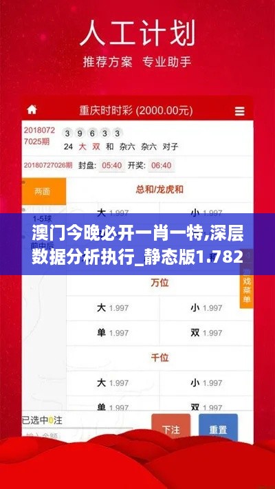 澳门今晚必开一肖一特,深层数据分析执行_静态版1.782