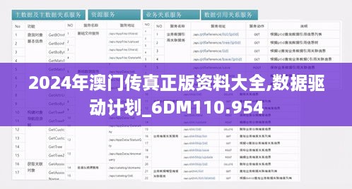 2024年澳门传真正版资料大全,数据驱动计划_6DM110.954