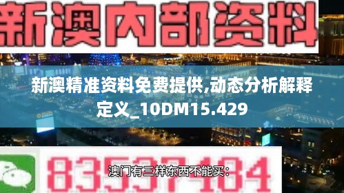 新澳精准资料免费提供,动态分析解释定义_10DM15.429