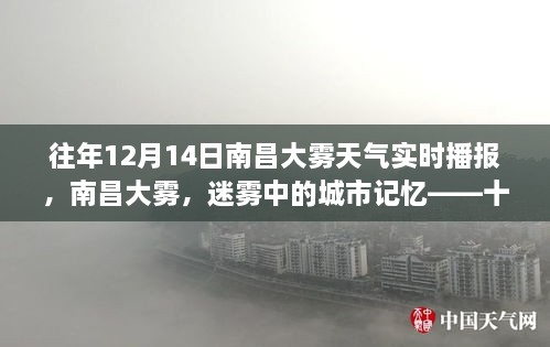 南昌大雾迷雾中的城市记忆，十二月十四日大雾天气实时播报与无声序曲