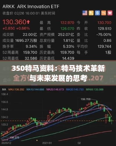 350特马资料：特马技术革新与未来发展的思考