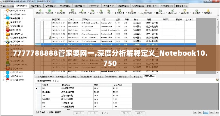 7777788888管家婆网一,深度分析解释定义_Notebook10.750