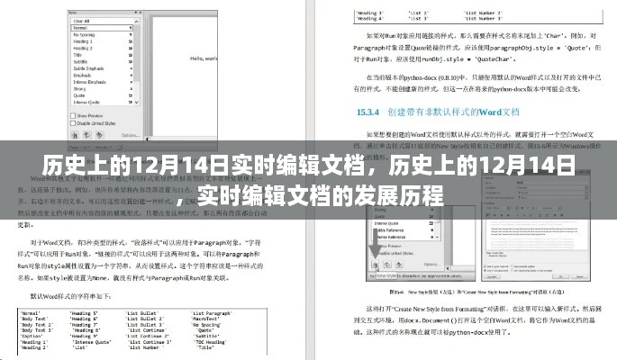 历史上的12月14日，实时编辑文档的发展历程