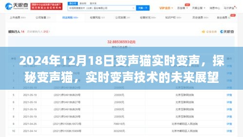 探秘变声猫，实时变声技术展望与未来发展趋势（实时变声猫揭秘）