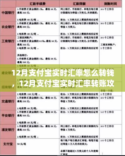 掌握跨境汇款技巧，12月支付宝实时汇率转账攻略