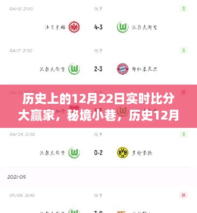 秘境小巷，赛场风云背后的实时比分大赢家揭秘